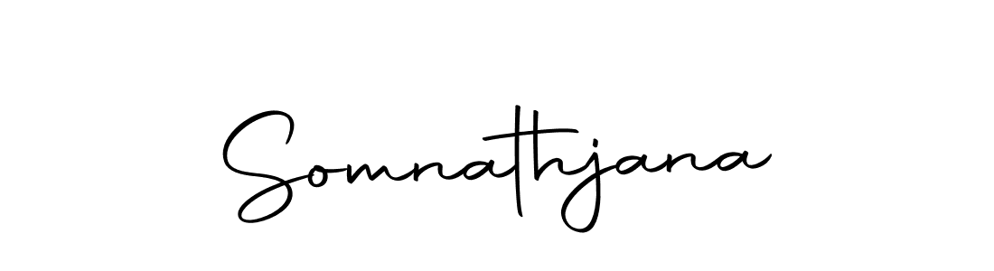 Use a signature maker to create a handwritten signature online. With this signature software, you can design (Autography-DOLnW) your own signature for name Somnathjana. Somnathjana signature style 10 images and pictures png