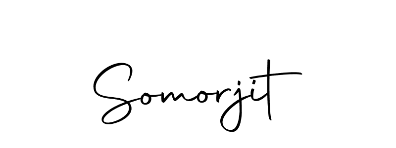 Design your own signature with our free online signature maker. With this signature software, you can create a handwritten (Autography-DOLnW) signature for name Somorjit. Somorjit signature style 10 images and pictures png