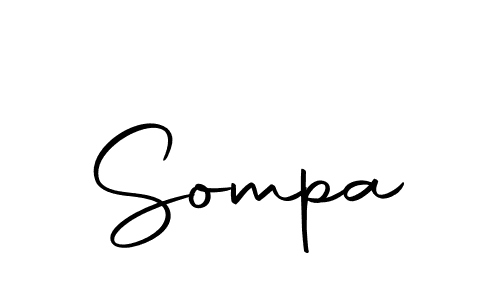 You should practise on your own different ways (Autography-DOLnW) to write your name (Sompa) in signature. don't let someone else do it for you. Sompa signature style 10 images and pictures png