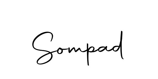 How to make Sompad signature? Autography-DOLnW is a professional autograph style. Create handwritten signature for Sompad name. Sompad signature style 10 images and pictures png