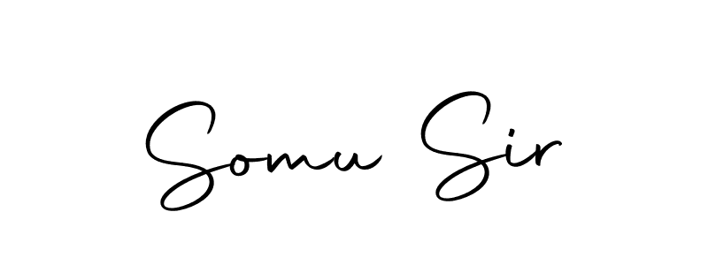 The best way (Autography-DOLnW) to make a short signature is to pick only two or three words in your name. The name Somu Sir include a total of six letters. For converting this name. Somu Sir signature style 10 images and pictures png