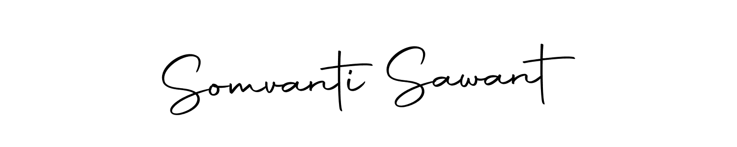 Design your own signature with our free online signature maker. With this signature software, you can create a handwritten (Autography-DOLnW) signature for name Somvanti Sawant. Somvanti Sawant signature style 10 images and pictures png