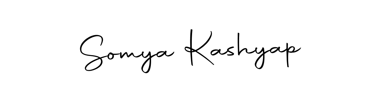 Make a beautiful signature design for name Somya Kashyap. Use this online signature maker to create a handwritten signature for free. Somya Kashyap signature style 10 images and pictures png