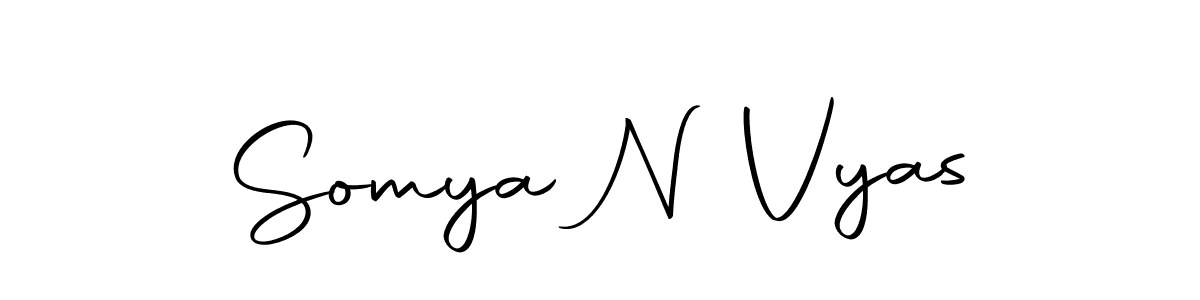 How to make Somya N Vyas signature? Autography-DOLnW is a professional autograph style. Create handwritten signature for Somya N Vyas name. Somya N Vyas signature style 10 images and pictures png