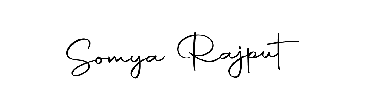 Make a beautiful signature design for name Somya Rajput. Use this online signature maker to create a handwritten signature for free. Somya Rajput signature style 10 images and pictures png