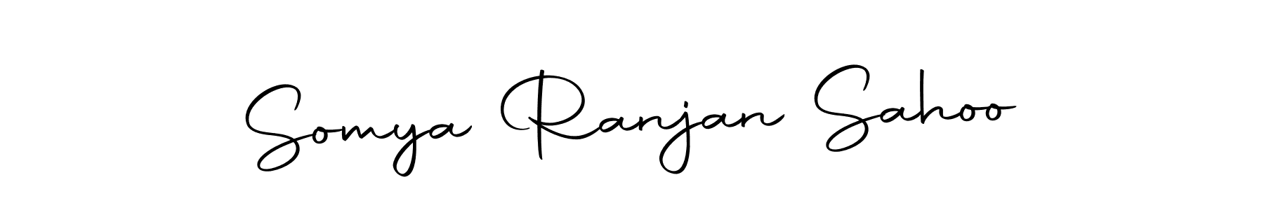 Create a beautiful signature design for name Somya Ranjan Sahoo. With this signature (Autography-DOLnW) fonts, you can make a handwritten signature for free. Somya Ranjan Sahoo signature style 10 images and pictures png