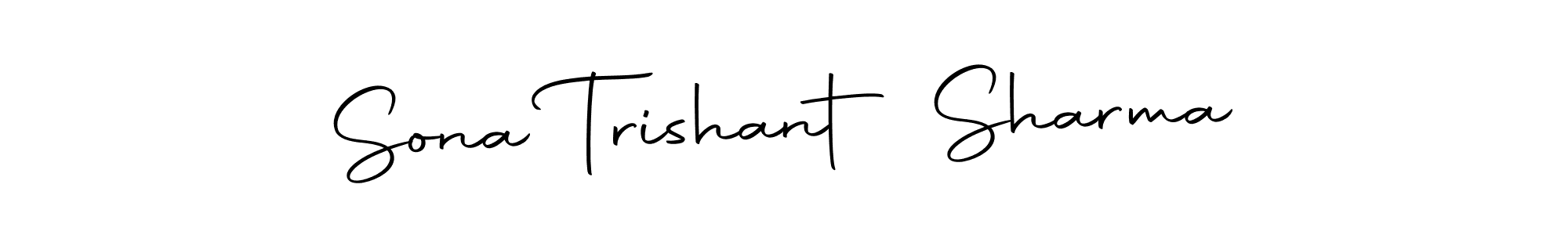 Make a beautiful signature design for name Sona Trishant Sharma. With this signature (Autography-DOLnW) style, you can create a handwritten signature for free. Sona Trishant Sharma signature style 10 images and pictures png