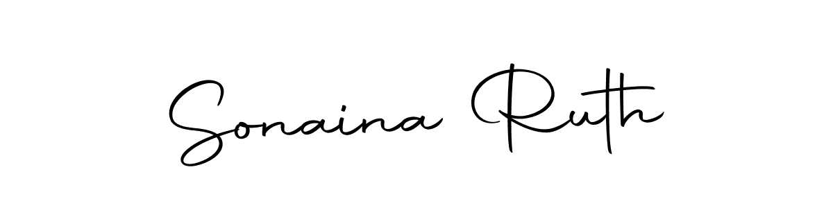 Also we have Sonaina Ruth name is the best signature style. Create professional handwritten signature collection using Autography-DOLnW autograph style. Sonaina Ruth signature style 10 images and pictures png