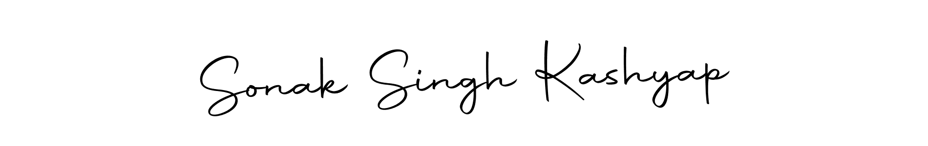 Use a signature maker to create a handwritten signature online. With this signature software, you can design (Autography-DOLnW) your own signature for name Sonak Singh Kashyap. Sonak Singh Kashyap signature style 10 images and pictures png