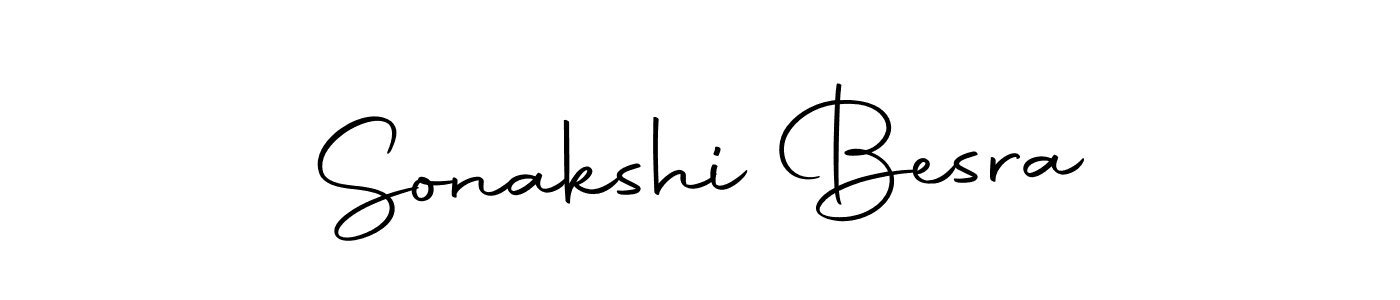 How to make Sonakshi Besra name signature. Use Autography-DOLnW style for creating short signs online. This is the latest handwritten sign. Sonakshi Besra signature style 10 images and pictures png