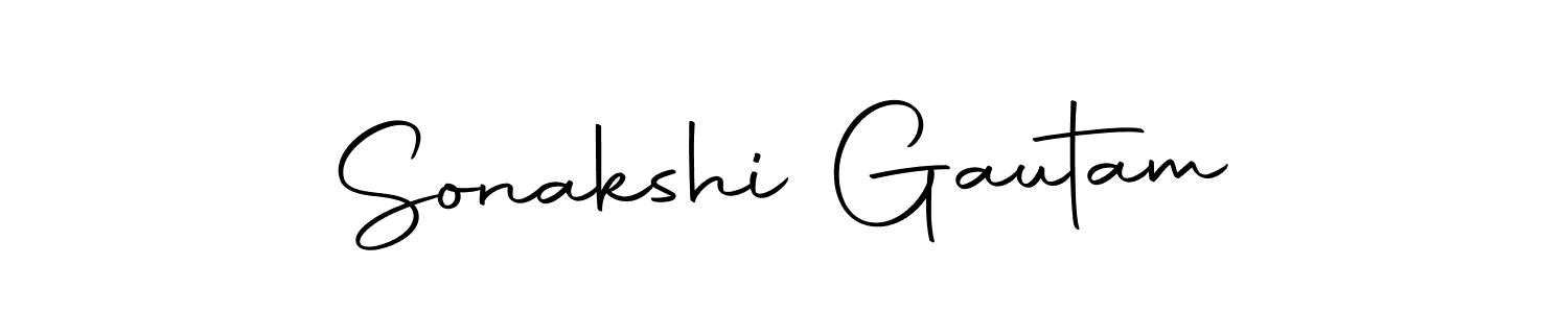 The best way (Autography-DOLnW) to make a short signature is to pick only two or three words in your name. The name Sonakshi Gautam include a total of six letters. For converting this name. Sonakshi Gautam signature style 10 images and pictures png