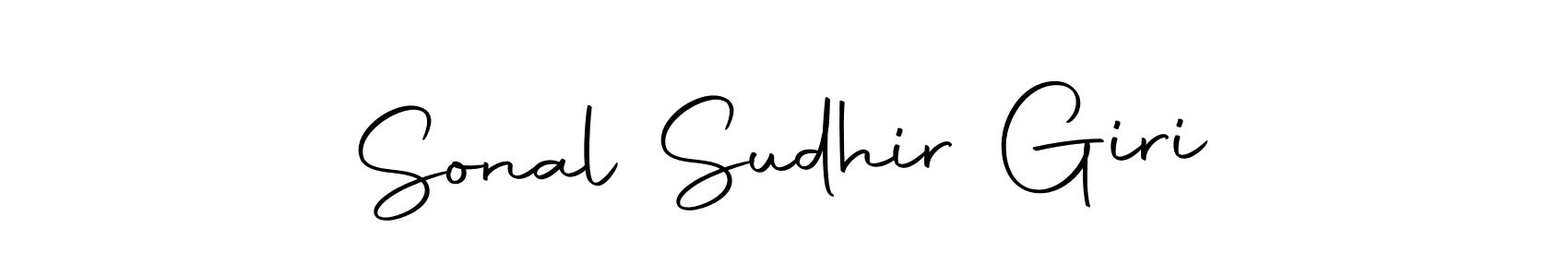 Make a short Sonal Sudhir Giri signature style. Manage your documents anywhere anytime using Autography-DOLnW. Create and add eSignatures, submit forms, share and send files easily. Sonal Sudhir Giri signature style 10 images and pictures png