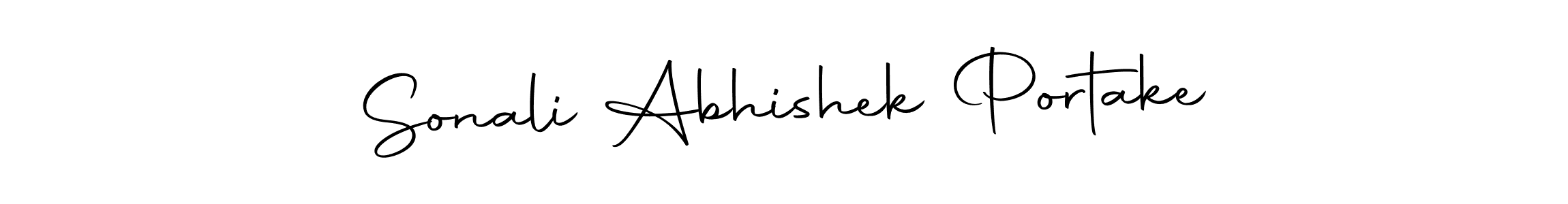 Here are the top 10 professional signature styles for the name Sonali Abhishek Portake. These are the best autograph styles you can use for your name. Sonali Abhishek Portake signature style 10 images and pictures png
