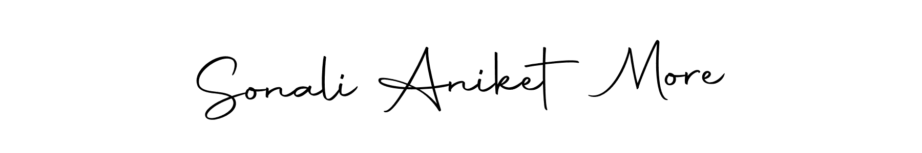 Similarly Autography-DOLnW is the best handwritten signature design. Signature creator online .You can use it as an online autograph creator for name Sonali Aniket More. Sonali Aniket More signature style 10 images and pictures png