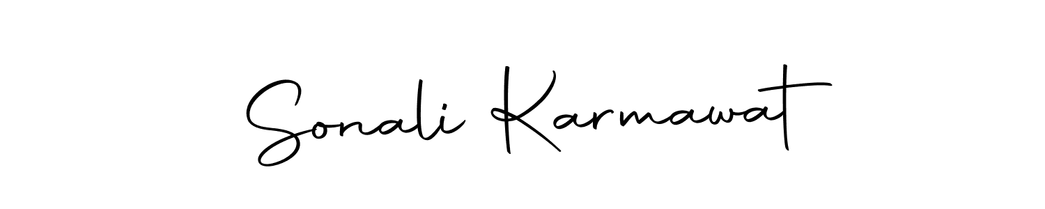 Make a beautiful signature design for name Sonali Karmawat. Use this online signature maker to create a handwritten signature for free. Sonali Karmawat signature style 10 images and pictures png