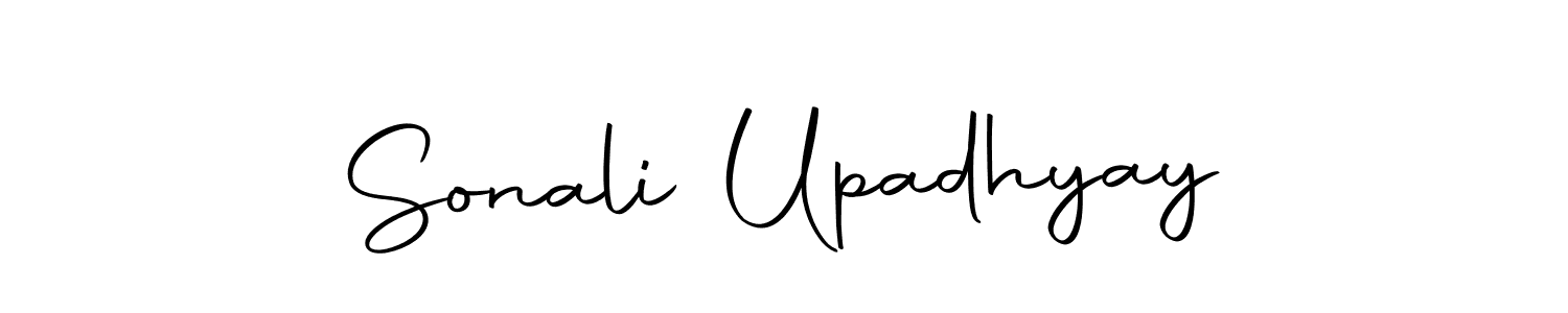 Create a beautiful signature design for name Sonali Upadhyay. With this signature (Autography-DOLnW) fonts, you can make a handwritten signature for free. Sonali Upadhyay signature style 10 images and pictures png