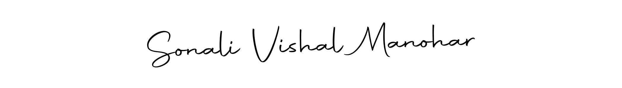 Make a beautiful signature design for name Sonali Vishal Manohar. Use this online signature maker to create a handwritten signature for free. Sonali Vishal Manohar signature style 10 images and pictures png