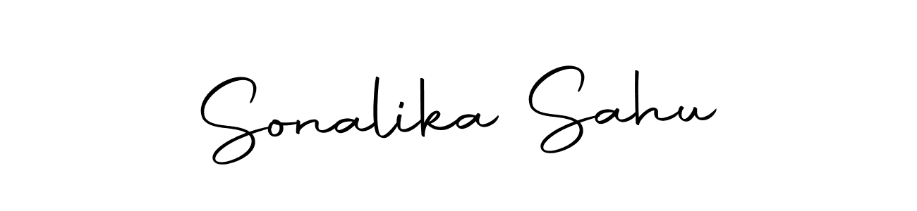 How to make Sonalika Sahu name signature. Use Autography-DOLnW style for creating short signs online. This is the latest handwritten sign. Sonalika Sahu signature style 10 images and pictures png