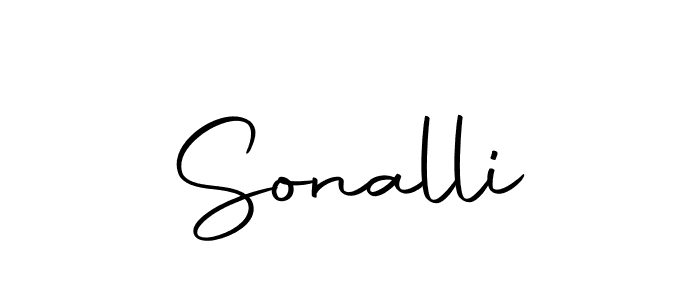 Make a beautiful signature design for name Sonalli. Use this online signature maker to create a handwritten signature for free. Sonalli signature style 10 images and pictures png