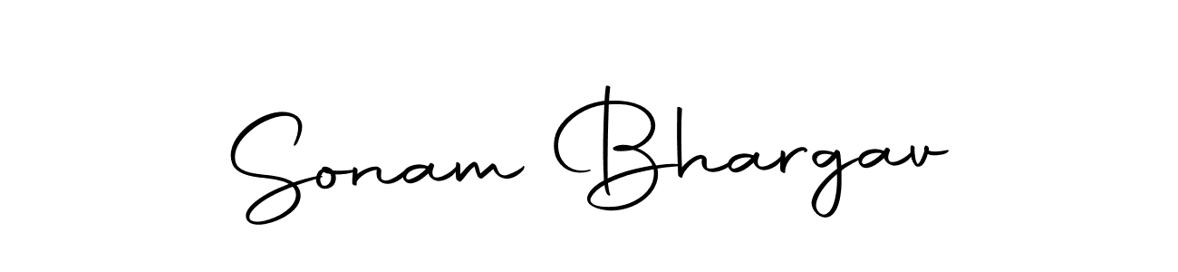 The best way (Autography-DOLnW) to make a short signature is to pick only two or three words in your name. The name Sonam Bhargav include a total of six letters. For converting this name. Sonam Bhargav signature style 10 images and pictures png