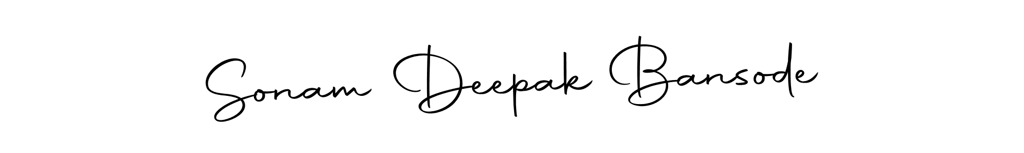 Here are the top 10 professional signature styles for the name Sonam Deepak Bansode. These are the best autograph styles you can use for your name. Sonam Deepak Bansode signature style 10 images and pictures png