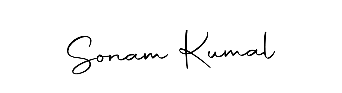 How to make Sonam Kumal name signature. Use Autography-DOLnW style for creating short signs online. This is the latest handwritten sign. Sonam Kumal signature style 10 images and pictures png