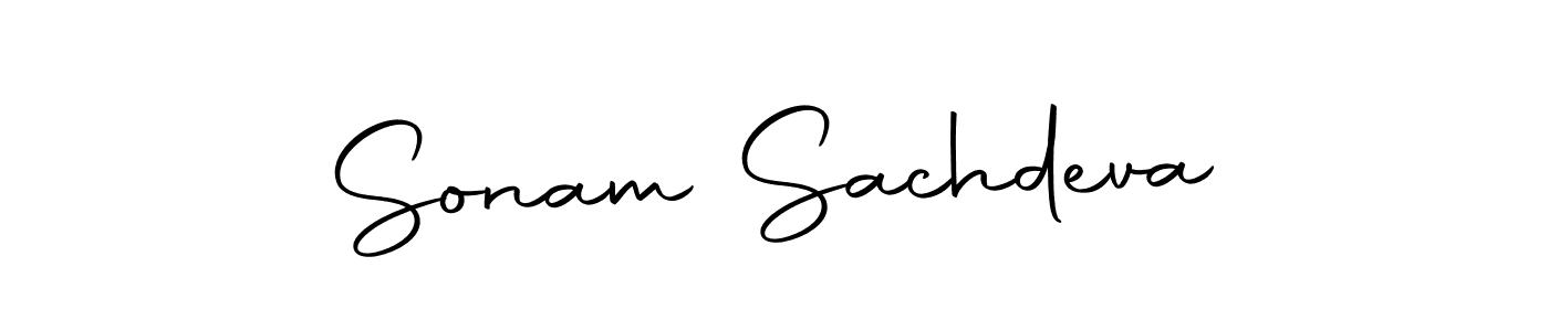 Use a signature maker to create a handwritten signature online. With this signature software, you can design (Autography-DOLnW) your own signature for name Sonam Sachdeva. Sonam Sachdeva signature style 10 images and pictures png