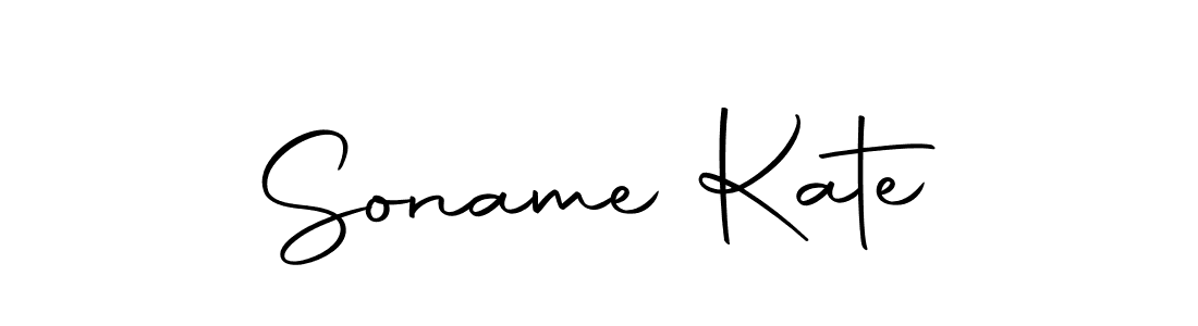 Similarly Autography-DOLnW is the best handwritten signature design. Signature creator online .You can use it as an online autograph creator for name Soname Kate. Soname Kate signature style 10 images and pictures png