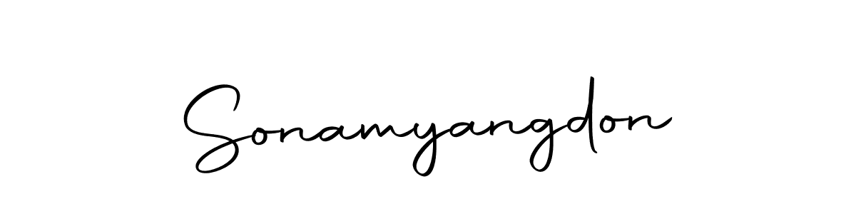 if you are searching for the best signature style for your name Sonamyangdon. so please give up your signature search. here we have designed multiple signature styles  using Autography-DOLnW. Sonamyangdon signature style 10 images and pictures png
