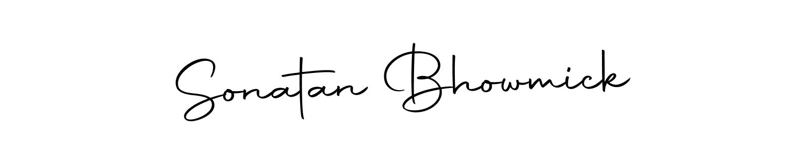 Sonatan Bhowmick stylish signature style. Best Handwritten Sign (Autography-DOLnW) for my name. Handwritten Signature Collection Ideas for my name Sonatan Bhowmick. Sonatan Bhowmick signature style 10 images and pictures png