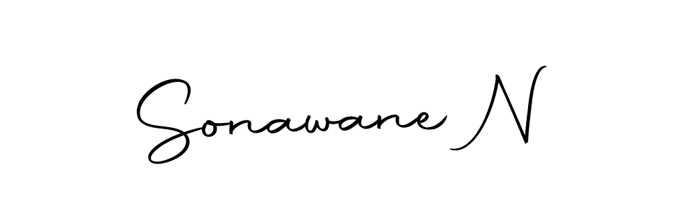 if you are searching for the best signature style for your name Sonawane N. so please give up your signature search. here we have designed multiple signature styles  using Autography-DOLnW. Sonawane N signature style 10 images and pictures png