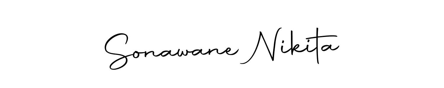 The best way (Autography-DOLnW) to make a short signature is to pick only two or three words in your name. The name Sonawane Nikita include a total of six letters. For converting this name. Sonawane Nikita signature style 10 images and pictures png