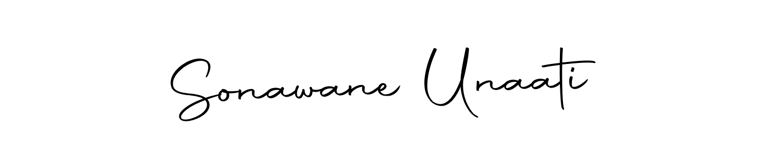 The best way (Autography-DOLnW) to make a short signature is to pick only two or three words in your name. The name Sonawane Unaati include a total of six letters. For converting this name. Sonawane Unaati signature style 10 images and pictures png