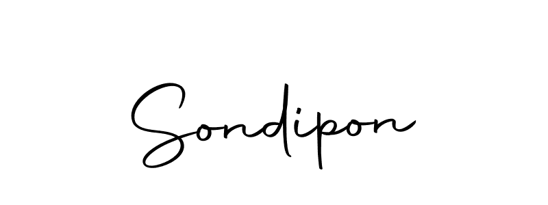 Make a beautiful signature design for name Sondipon. With this signature (Autography-DOLnW) style, you can create a handwritten signature for free. Sondipon signature style 10 images and pictures png
