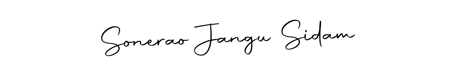 Autography-DOLnW is a professional signature style that is perfect for those who want to add a touch of class to their signature. It is also a great choice for those who want to make their signature more unique. Get Sonerao Jangu Sidam name to fancy signature for free. Sonerao Jangu Sidam signature style 10 images and pictures png