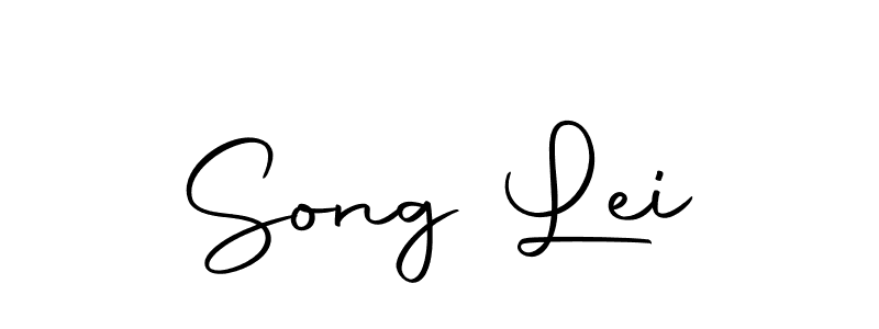 Create a beautiful signature design for name Song Lei. With this signature (Autography-DOLnW) fonts, you can make a handwritten signature for free. Song Lei signature style 10 images and pictures png