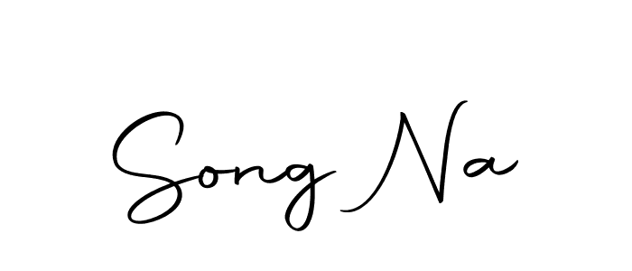 Use a signature maker to create a handwritten signature online. With this signature software, you can design (Autography-DOLnW) your own signature for name Song Na. Song Na signature style 10 images and pictures png