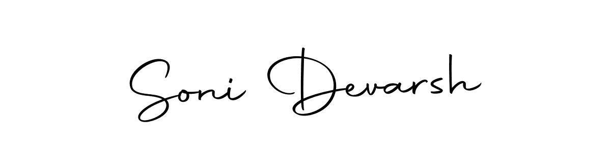 It looks lik you need a new signature style for name Soni Devarsh. Design unique handwritten (Autography-DOLnW) signature with our free signature maker in just a few clicks. Soni Devarsh signature style 10 images and pictures png