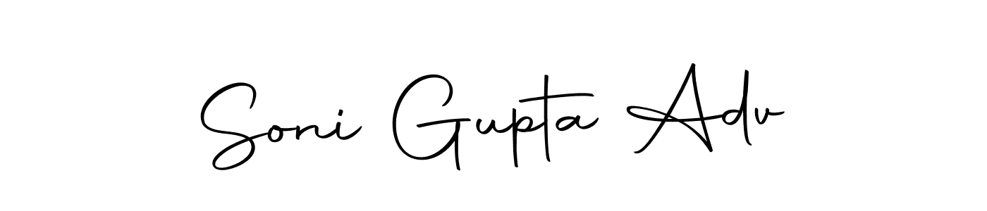 You can use this online signature creator to create a handwritten signature for the name Soni Gupta Adv. This is the best online autograph maker. Soni Gupta Adv signature style 10 images and pictures png