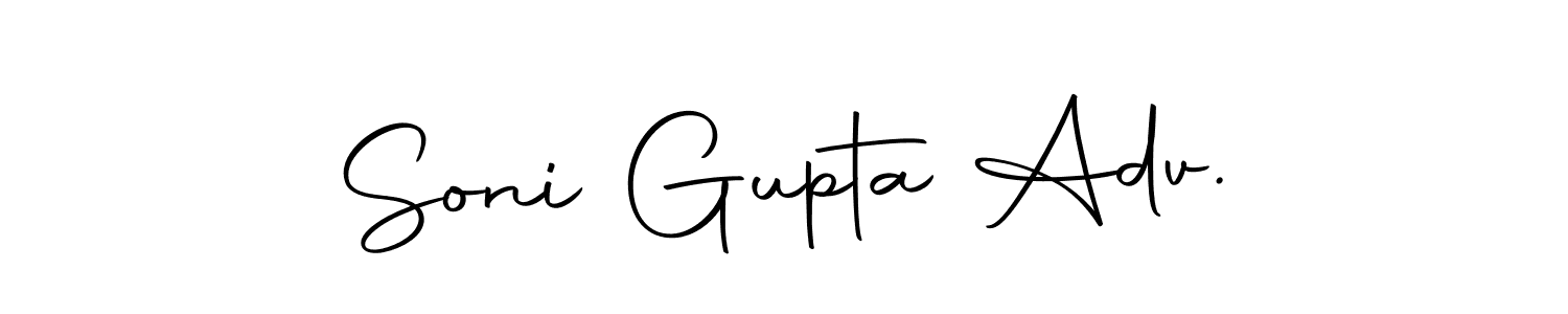 This is the best signature style for the Soni Gupta Adv. name. Also you like these signature font (Autography-DOLnW). Mix name signature. Soni Gupta Adv. signature style 10 images and pictures png