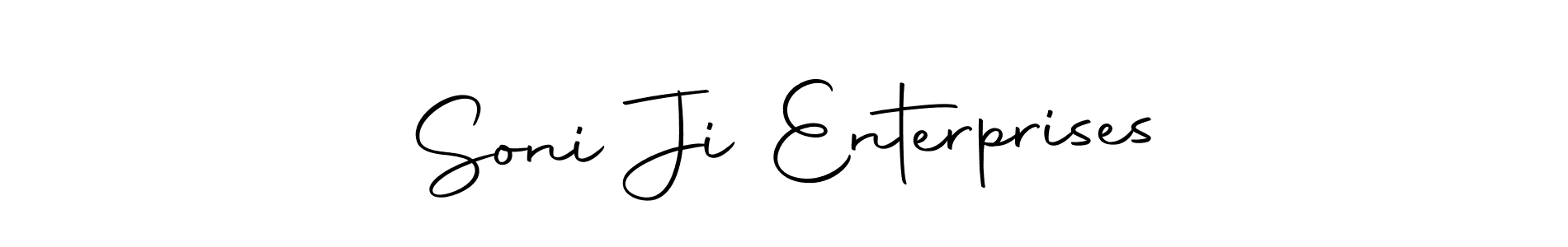 You should practise on your own different ways (Autography-DOLnW) to write your name (Soni Ji Enterprises) in signature. don't let someone else do it for you. Soni Ji Enterprises signature style 10 images and pictures png