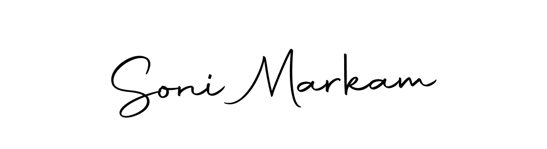 Use a signature maker to create a handwritten signature online. With this signature software, you can design (Autography-DOLnW) your own signature for name Soni Markam. Soni Markam signature style 10 images and pictures png