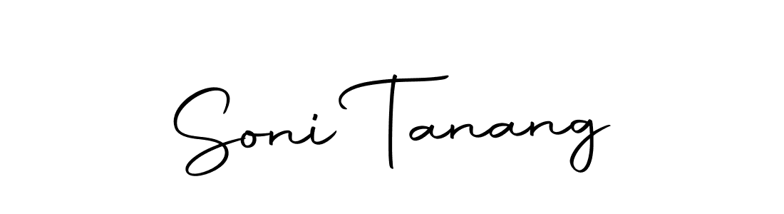 You can use this online signature creator to create a handwritten signature for the name Soni Tanang. This is the best online autograph maker. Soni Tanang signature style 10 images and pictures png