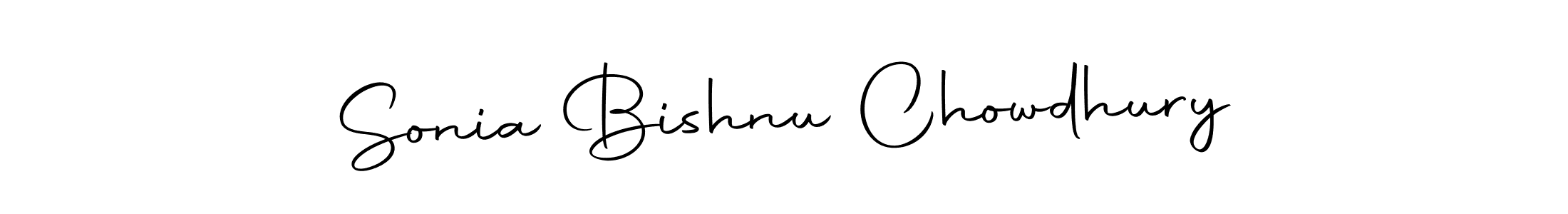 Create a beautiful signature design for name Sonia Bishnu Chowdhury. With this signature (Autography-DOLnW) fonts, you can make a handwritten signature for free. Sonia Bishnu Chowdhury signature style 10 images and pictures png