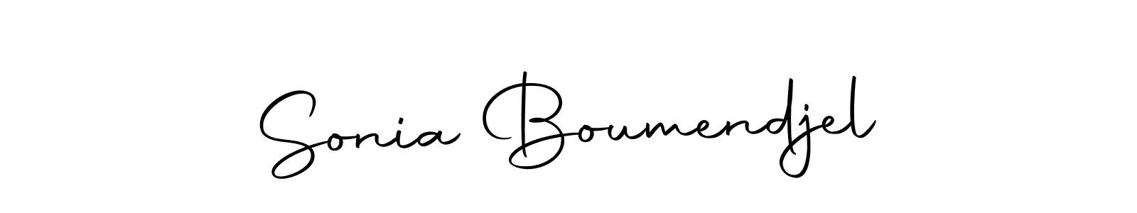 This is the best signature style for the Sonia Boumendjel name. Also you like these signature font (Autography-DOLnW). Mix name signature. Sonia Boumendjel signature style 10 images and pictures png