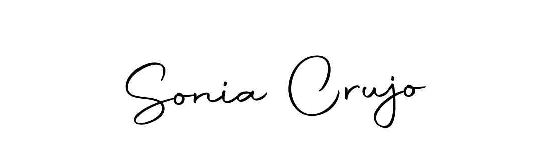 Create a beautiful signature design for name Sonia Crujo. With this signature (Autography-DOLnW) fonts, you can make a handwritten signature for free. Sonia Crujo signature style 10 images and pictures png