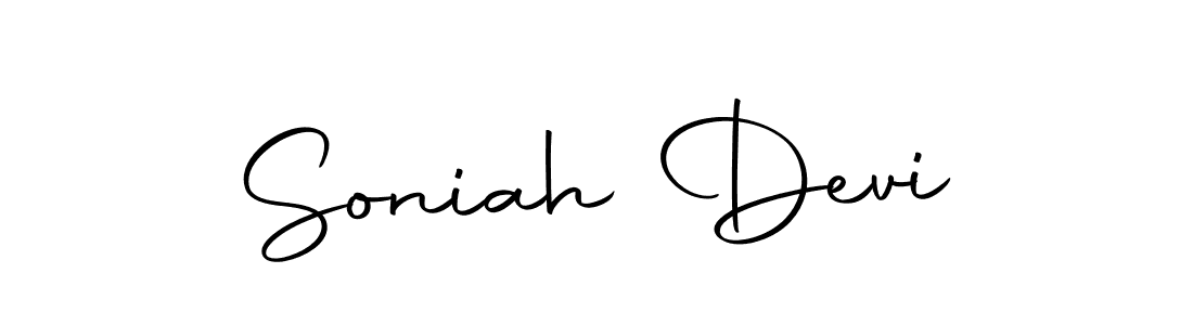 Soniah Devi stylish signature style. Best Handwritten Sign (Autography-DOLnW) for my name. Handwritten Signature Collection Ideas for my name Soniah Devi. Soniah Devi signature style 10 images and pictures png