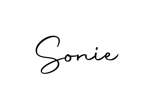 Sonie stylish signature style. Best Handwritten Sign (Autography-DOLnW) for my name. Handwritten Signature Collection Ideas for my name Sonie. Sonie signature style 10 images and pictures png