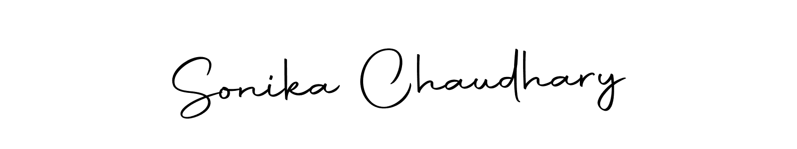 How to make Sonika Chaudhary signature? Autography-DOLnW is a professional autograph style. Create handwritten signature for Sonika Chaudhary name. Sonika Chaudhary signature style 10 images and pictures png