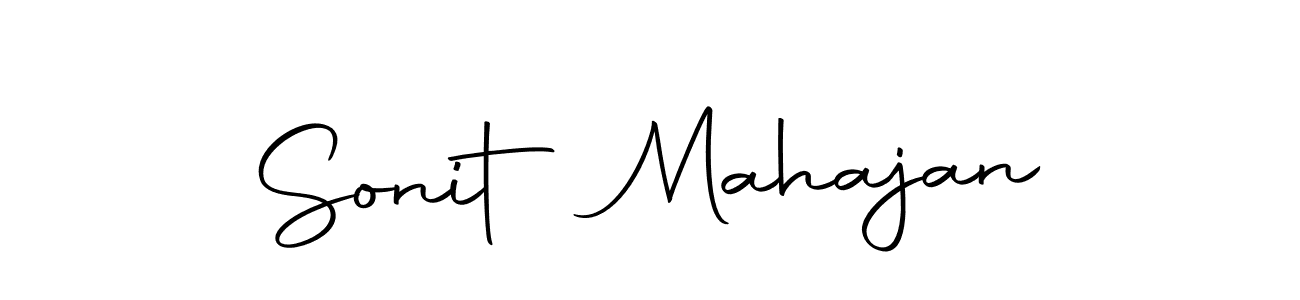 Use a signature maker to create a handwritten signature online. With this signature software, you can design (Autography-DOLnW) your own signature for name Sonit Mahajan. Sonit Mahajan signature style 10 images and pictures png